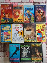 Lotto 11 VHS Disney e documentari