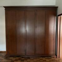 Mobile Legno Massello 5 Ante + Struttura Letto