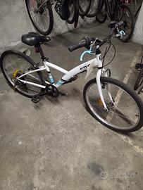 bicicletta btwin 22 pollici=raggio ruota 26 cm