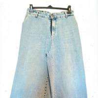 jeans gamba larga vita alta Dixie tg M