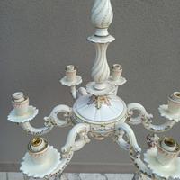 Lampadario in porcellana vintage 