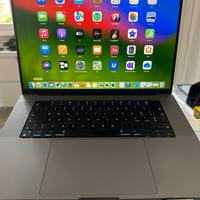 MacBook Pro M1 16’’ 16gb 1TB SSD 1anno apple care+