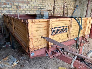 Rimorchio agricolo Feba 50 quintali ribaltabile