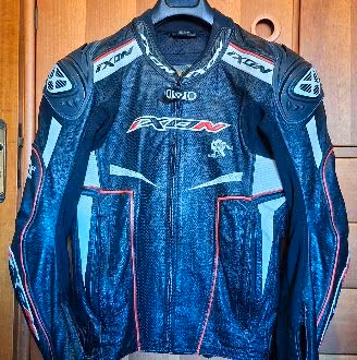 Giubbotto pelle moto IXON taglia 50
