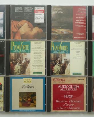 50 CD Musica classica stock