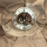 Orologio Ottaviani in cristallo da tavolo