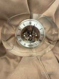 Orologio Ottaviani in cristallo da tavolo