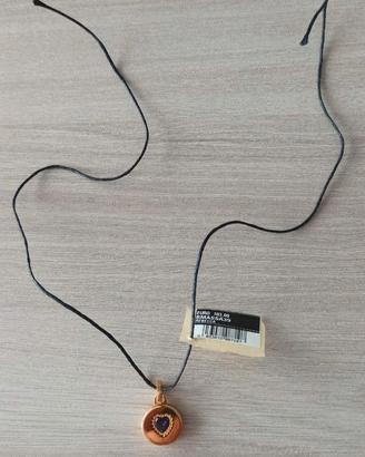COLLANA REBECCA ORO ROSA E RUBINO COSTO103€  NUOVA