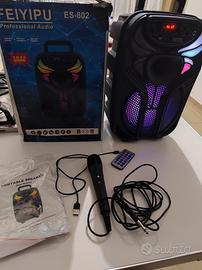 cassa bluetooth karaoke 