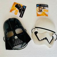 Set StarWars maschere Stormtrooper &Darthvader