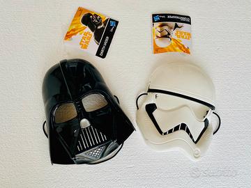 Set StarWars maschere Stormtrooper &Darthvader
