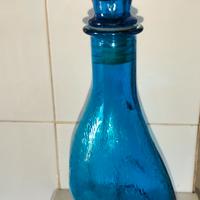 Decanter/ Caraffa  in vetro a forma di cane
