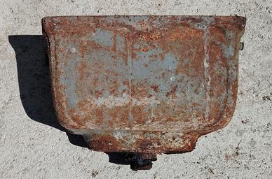 CASSETTA DI SCARICO GHISA VINTAGE ANNI'50