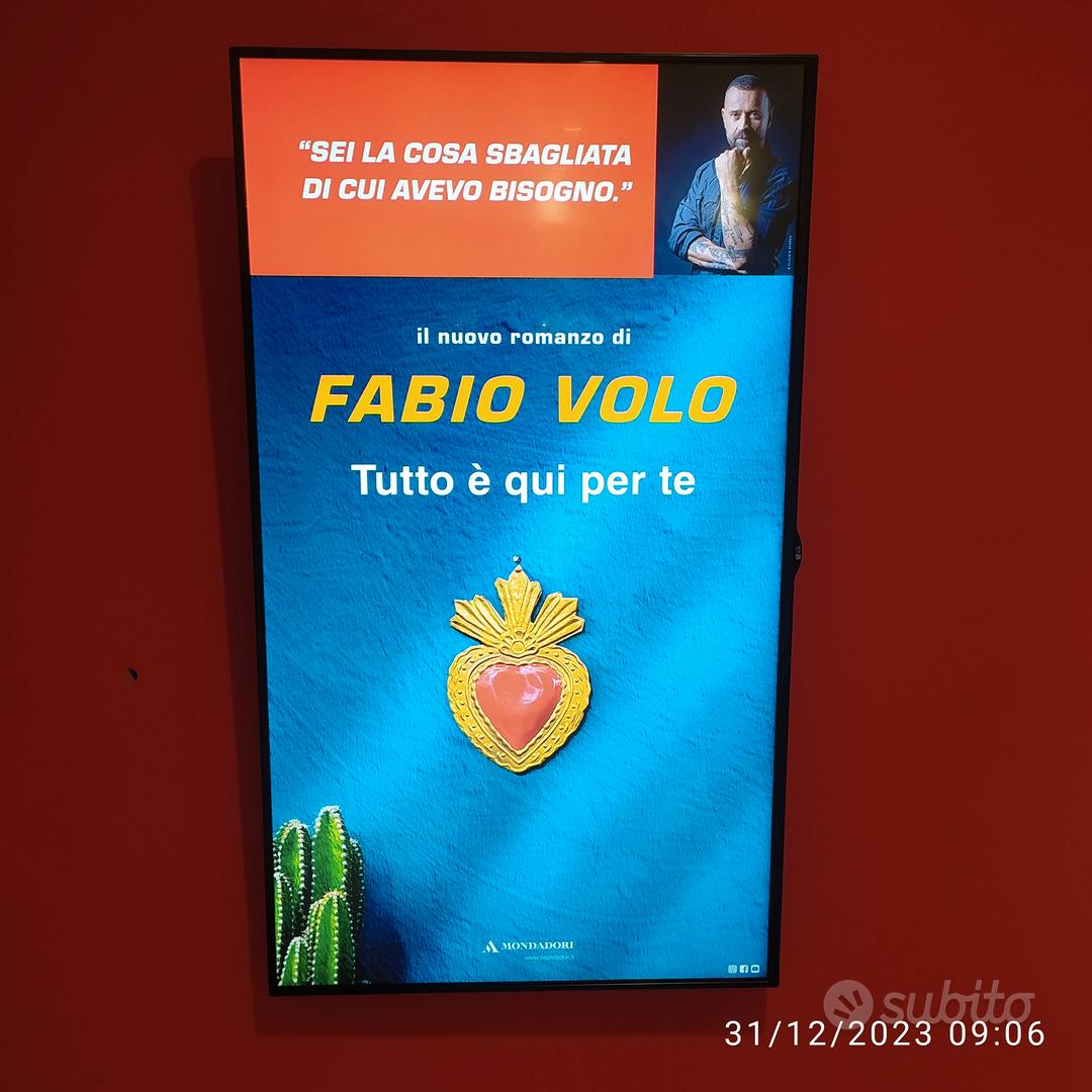 Tutto è qui per te - Fabio Volo - Libro Mondadori 2023, Novel