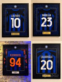 Maglie Inter autografate: 4 pezzi da collezione