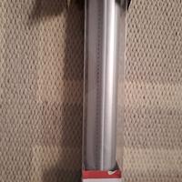 Tenda a rullo oscurante bianco/argento