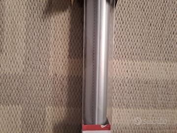 Tenda a rullo oscurante bianco/argento