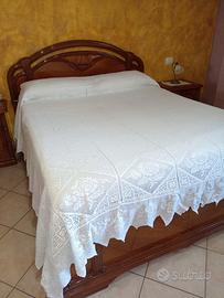 Coperta matrimoniale all'uncinetto