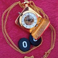 Collana orologio  tasca funzionamento meccanico