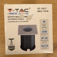 Faretto da Esterno in acciaio Luce Giardino IP65