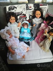 Lotto bambole vintage firmate