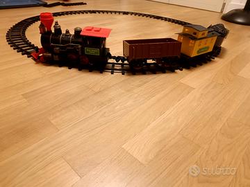 Trenino elettronico per bambini+ruspa elettronica