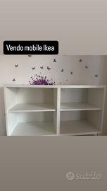 Mobile ikea BESTA bianco con ripiani