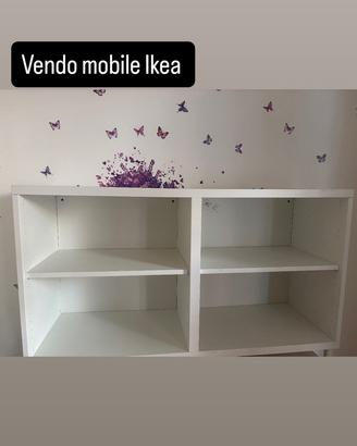 Mobile ikea BESTA bianco con ripiani