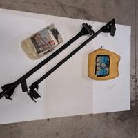 Portapacchi auto + catene neve