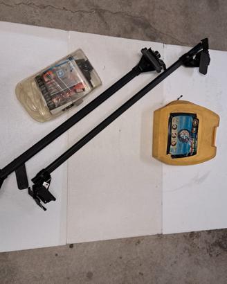 Portapacchi auto + catene neve