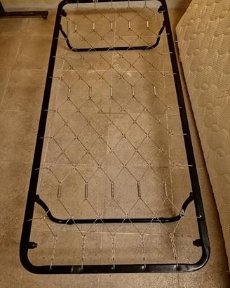rete letto singolo 80x190 cm, a molle