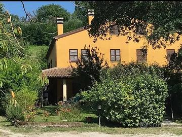 Bifamiliare su tre livelli con terreno agricolo