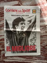 Corriere dello Sport Morte Paolo Rossi 