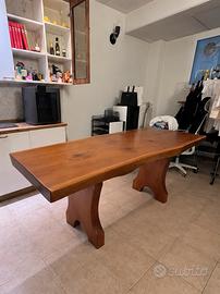 Tavolo in legno massello 210x75 cm