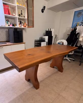 Tavolo in legno massello 210x75 cm