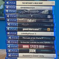 Vari giochi per PS4