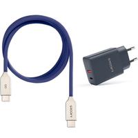Caricabatterie USB-A + USB-C