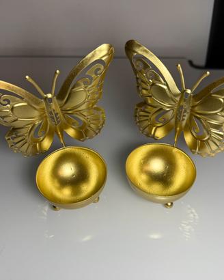 🦋 Portacandele Decorativi a Farfalla