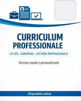 Curriculum Vitae ATS Professionale | CV Europass +