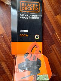 tagliasiepe elettrico Black Decker con lama 50 cm.