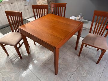 Tavolo Calligaris 80x80 allungabile 160x80