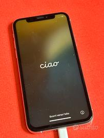 iPhone XS 64GB bianco argento batteria 100%