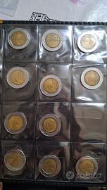 Stock monete lire 500