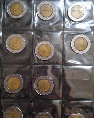 Stock monete lire 500