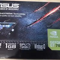 scheda video Asus nvidia geforce GT 710 1GB nuova
