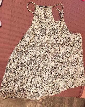 Top canotta da donna con scollo all'americana