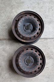 2 Cerchi in Ferro R15 ET43