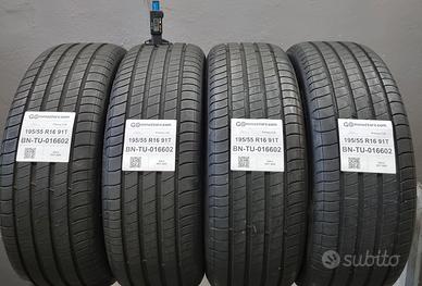 4 pneumatici michelin 195/55 r16 91t tu16602