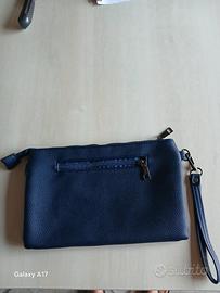 Borsello/Pochette Uomo Blu Notte da Polso 