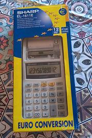 CALCOLATRICE STAMPANTE SHARP EL-1611E